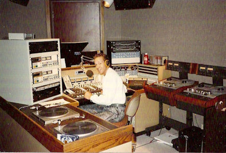 Gig Schmidt, Seated, Brothers Radio Station, Dallas, Texas, 1980s