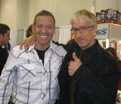 Gig Schmidt and Andy Dick, CES 2012, LV Convention Center, Jan 12, 2012