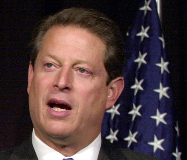 FILE -In this Nov. 8, 2000 file photo, then-Democratic presidential candidate, Vice President Al Gore speaks in Nashville, Tenn., on the current status of the presidential vote recount in Florida. The mere mention of the 2000 election unsettles people in Palm Beach County. The countys poorly designed butterfly ballot confused thousands of voters, arguably costing Democrat Al Gore the state, and thereby the presidency. Gore won the national popular vote by more than a half-million ballots. But George W. Bush became president after the Supreme Court decided, 5-4, to halt further Florida recounts, more than a month after Election Day. Bush carried the state by 537 votes, enough for an Electoral College edge, and the White House. (AP Photo/Stephan Savoia, File)