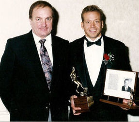 Gig Schmidt, 1995 Southern New Jersey Soccer Hall of Fame Induction Ceremony, Coach, The Woodbine Inn, Pennsauken, NJ, Nov 19, 1995