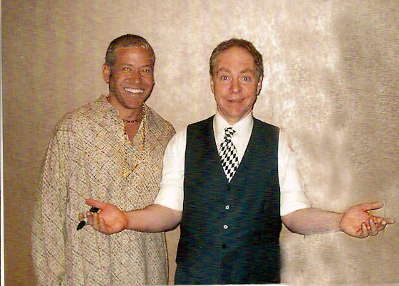 Gig Schmidt and Teller of Penn Teller Show, Rio, 2002 or 2003